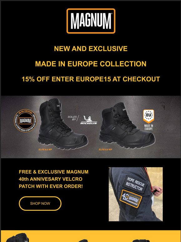 NEW & EXCLUSIVE MADE IN EUROPE COLLECTION!