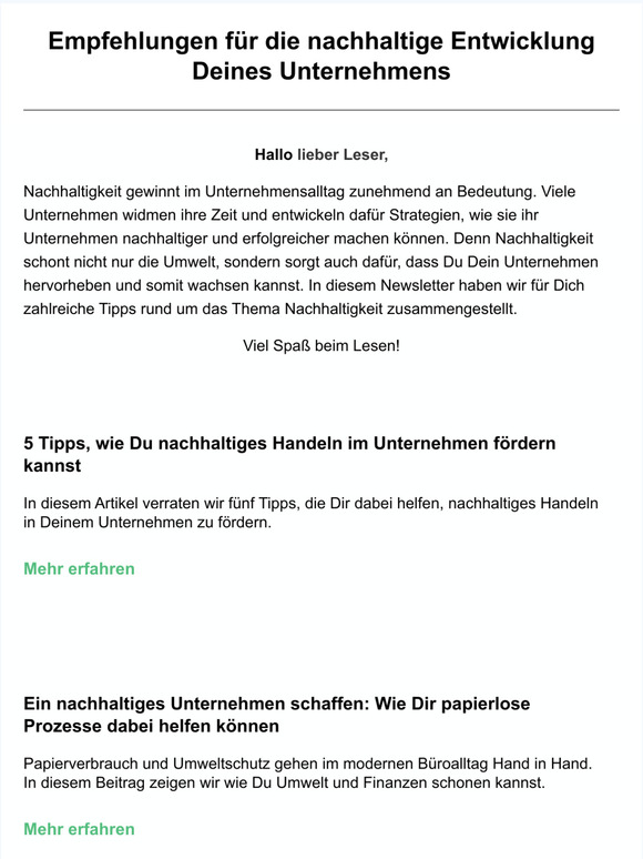 5 Tipps für nachhaltiges Handeln in Unternehmen, Nachhaltigkeit als Marketingtool und Logistik ökologischer gestalten.
