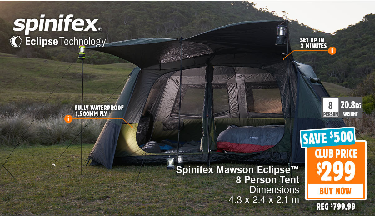 Anaconda Set up your dream campsite with these 3 DAY DEALS! Milled
