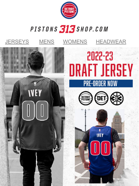 Pistons 313 Shop Jaden Ivey! 🏀 PreOrder the Jersey >> Milled