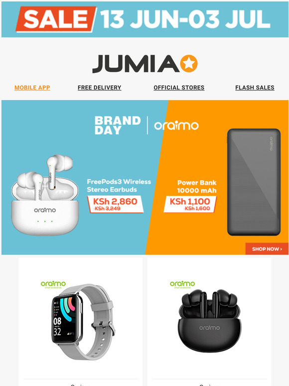 Jumia Kenya Oraimo Brand Day Milled
