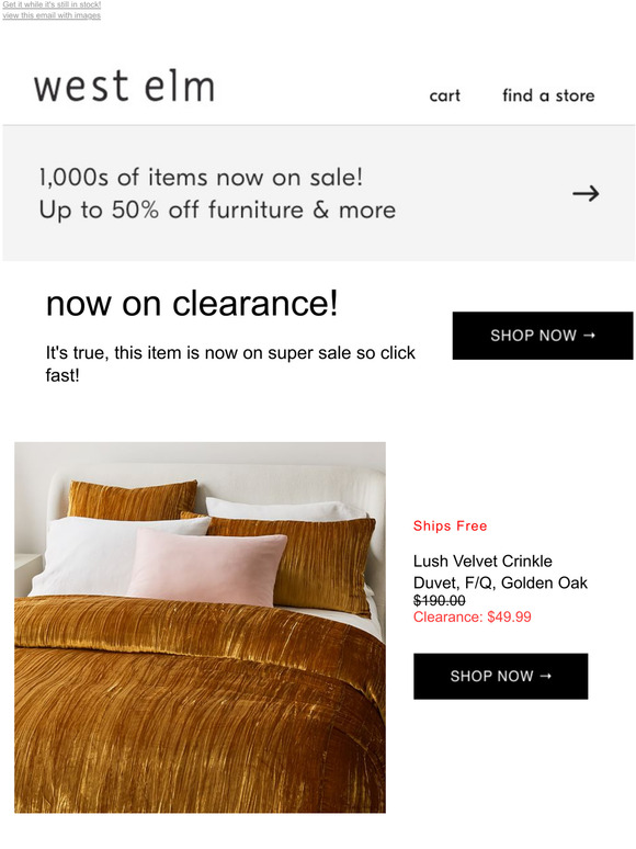 West Elm Email Newsletters Shop Sales, Discounts, and Coupon Codes