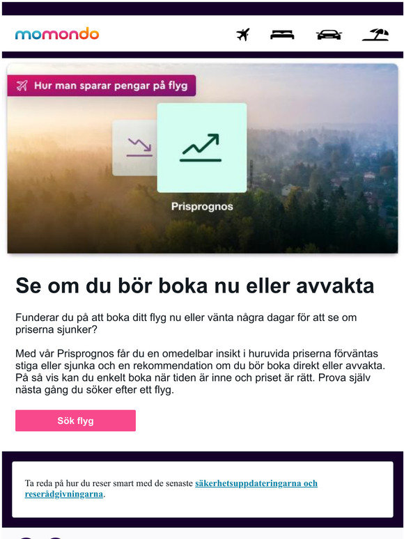 Att boka eller inte boka...