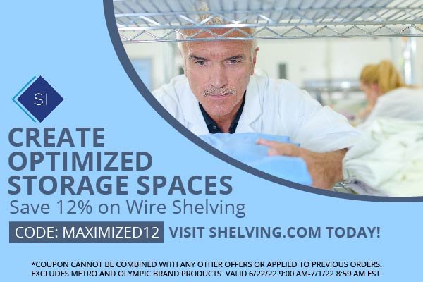 Create Optimized Storage Spaces - Save 12% on wire shelving - CODE: MAXIMIZED12