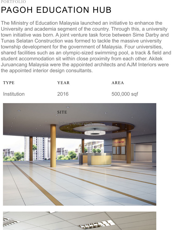 PORTFOLIO - PAGOH EDUCATION HUB