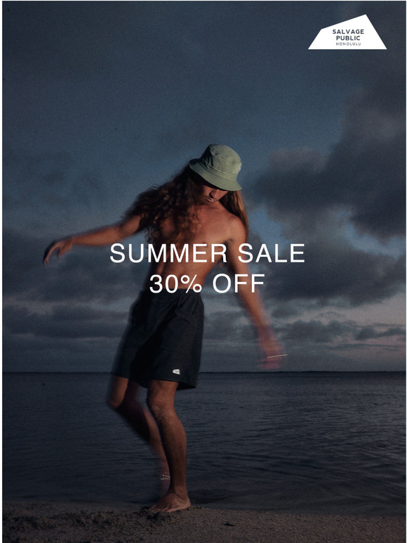 Summer Sale - 30% Off