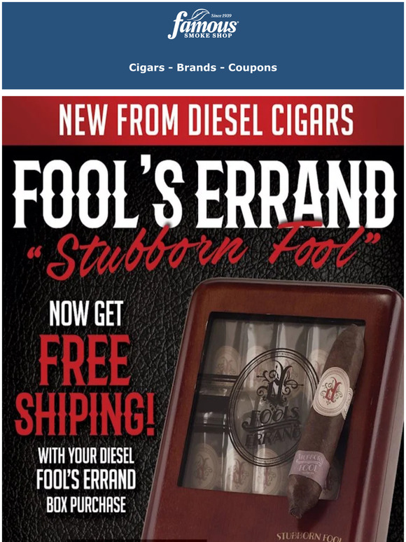 Famous Smoke Shop NEW from Diesel with Free Shipping Milled