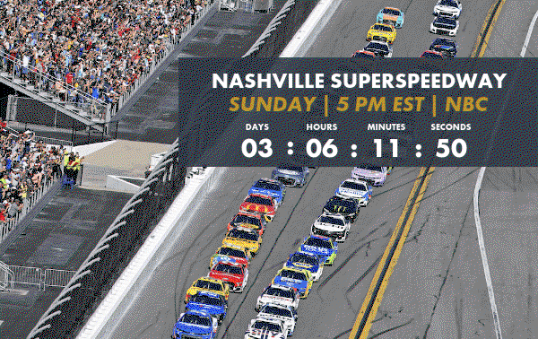 Countdown to NASCAR Nashville Superspeedway