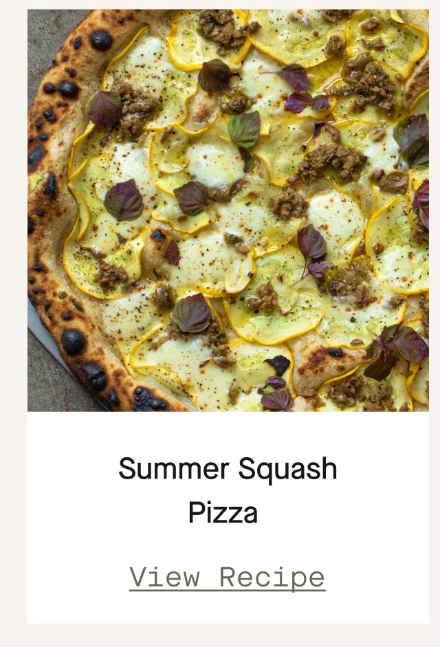 Summer Squash Pizza