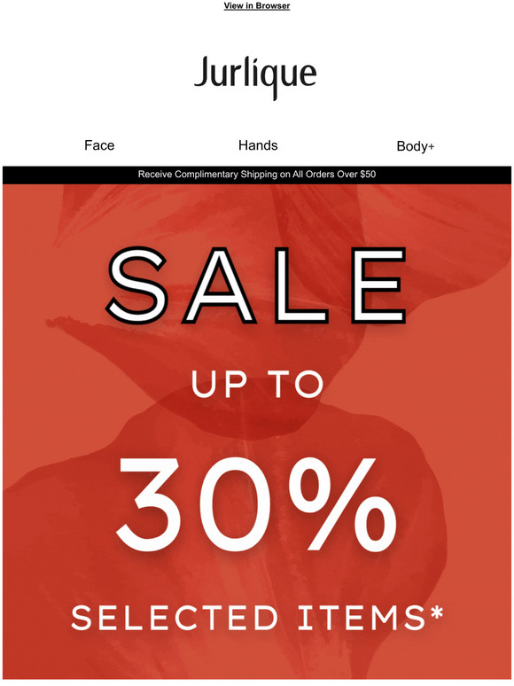Psst, don't miss our sale!