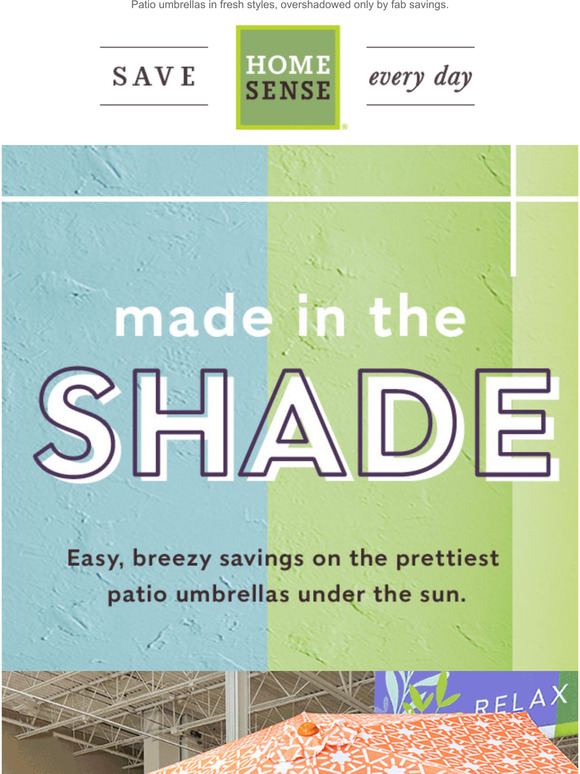 Homesense What a beautiful shade of savings! ⛱ Milled