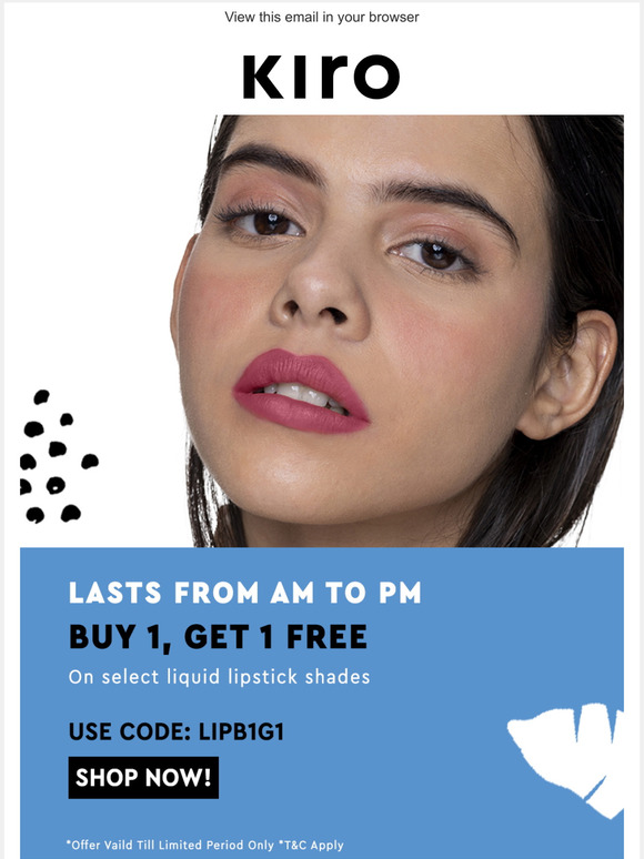 Hi -No Value-, Buy 1 Get 1 on Lips. Use code: LIPB1G1