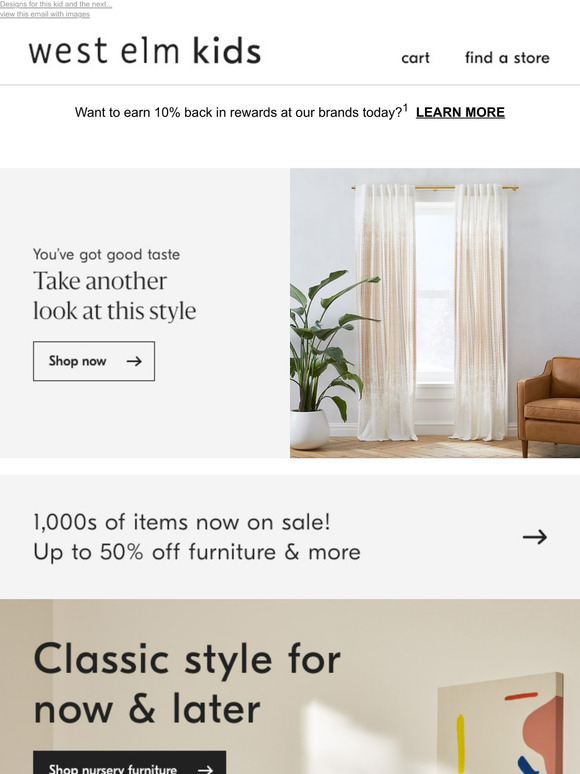 West Elm Email Newsletters Shop Sales, Discounts, and Coupon Codes