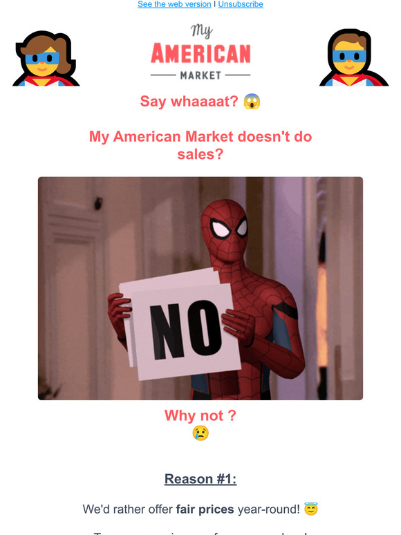 Down with the sales!💪