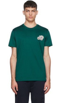 Moncler - Green Cotton T-Shirt