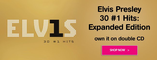 Elvis - Number 1 Hits Expanded Collection Banner