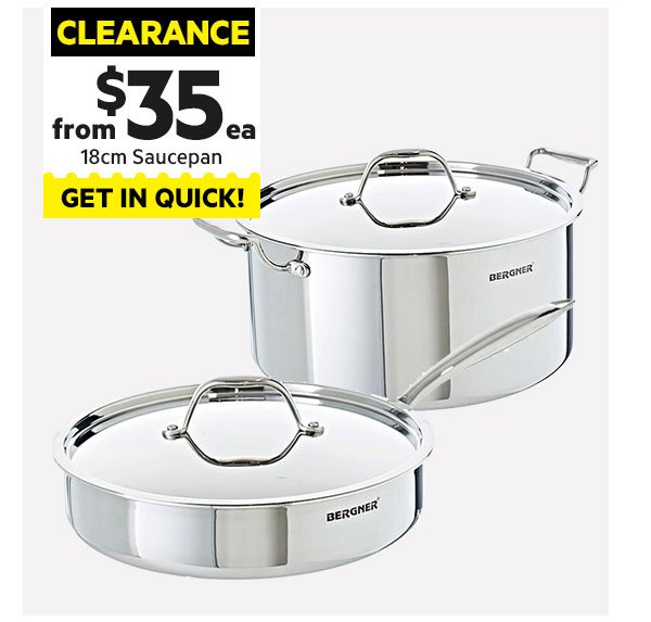BERGNER Argent Stainless Steel Cookware
