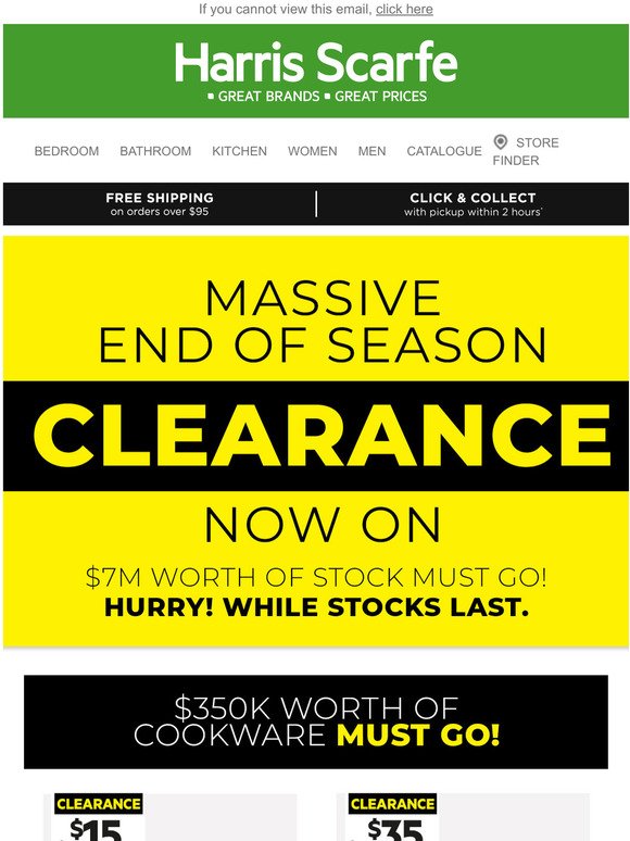 —, shop the massive end of season clearance now | $1M worth of sheets & quilt cover sets must go!