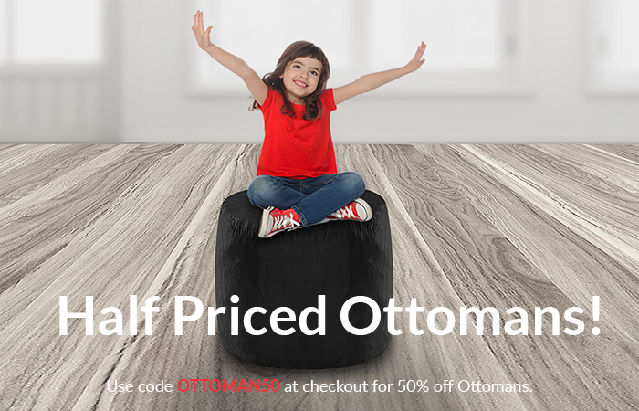 50% off Ottomans
