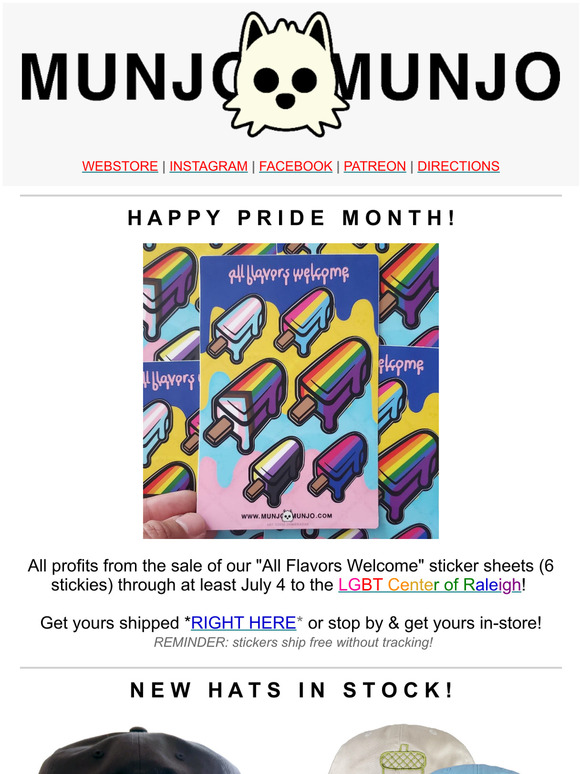 NEW 🌈 Sticker Sheets, & New Hats No...