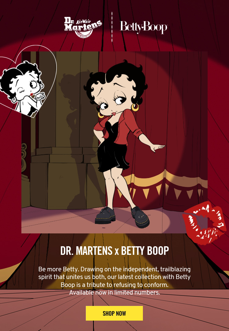 Dr. Martens: Dr. Martens x Betty Boop | Milled Dr. Martens: Dr. Martens x Betty Boop | Milled
