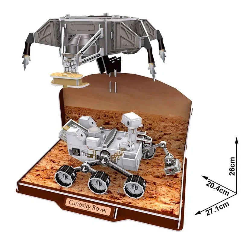 Quebra-Cabeça 3D Carro Lunar 166 peças -Brinquedos Chocolate