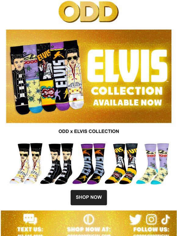 THE ODD x ELVIS COLLECTION IS IN THE BUILDING!