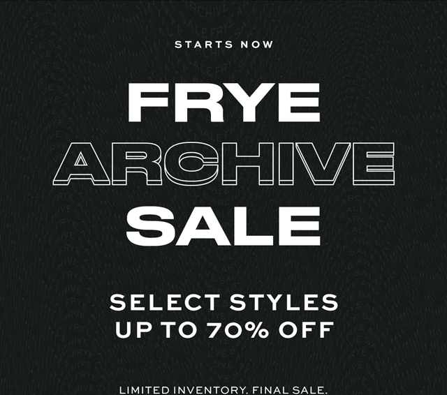 frye company sale