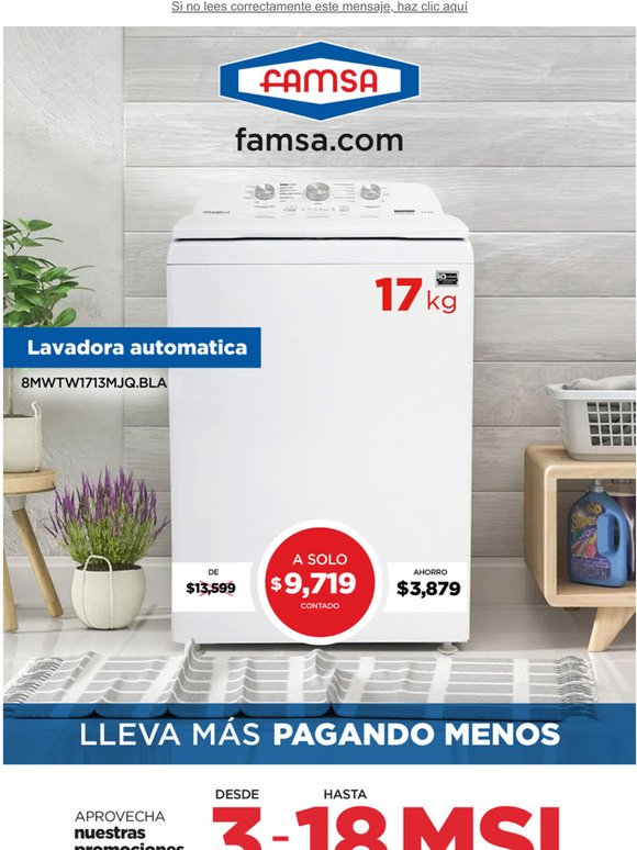 Famsa - Promociones Relámpago / Sólo HOY hasta 30% de descuento en  artículos seleccionados del hogar como: Salas,aires acondicionados y más -  LiquidaZona