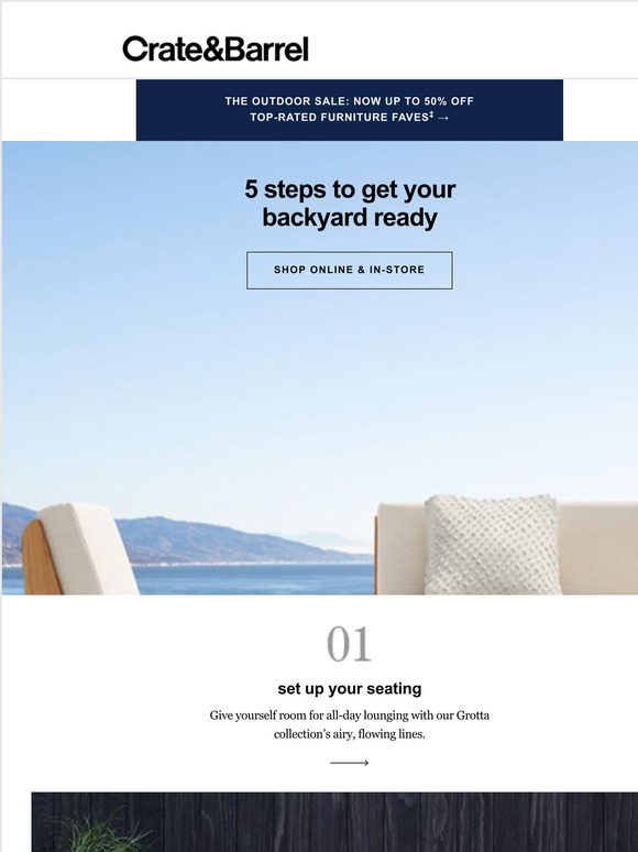 Crate and Barrel Email Newsletters Shop Sales, Discounts, and Coupon Codes