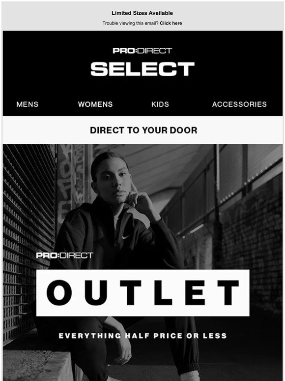 Explore the Select Outlet Store!