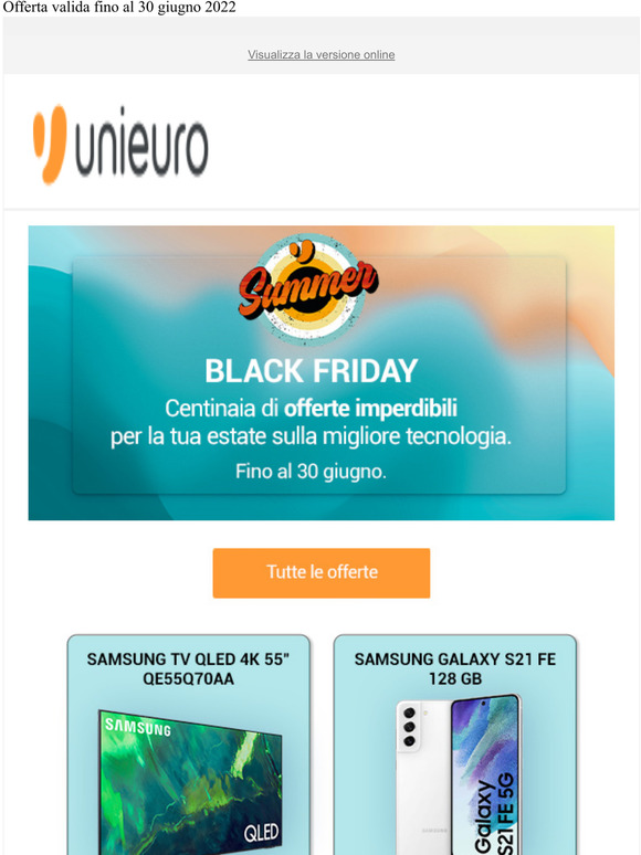 ☀️ Summer Black Friday: centinaia di offerte imperdibili per la tua estate sulla migliore tecnologia.