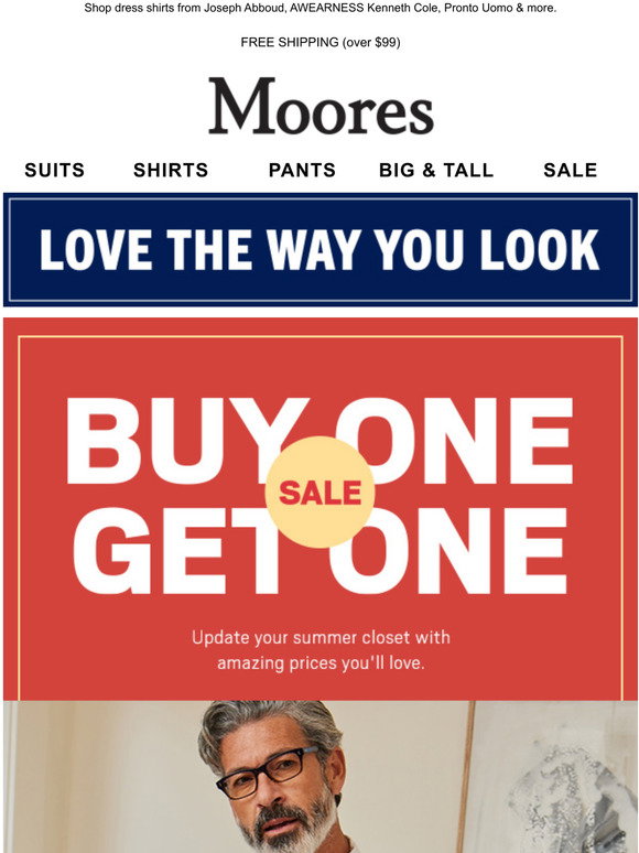 Moores Clothing: Love the way you look 