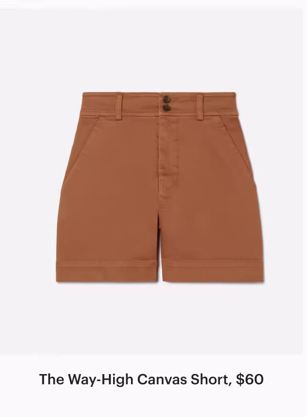 The Way-High Canvas Short Adobe Brown