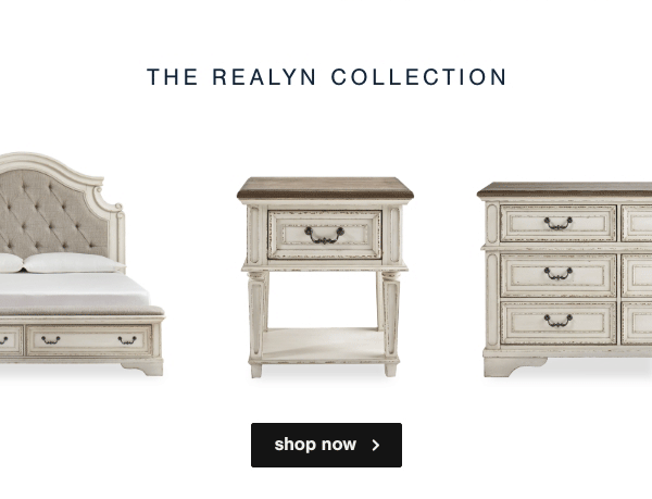 THE REALYN COLLECTION| shop now  >
