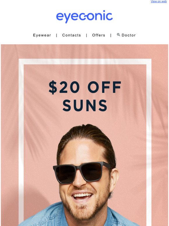 $20 off suns? 😎