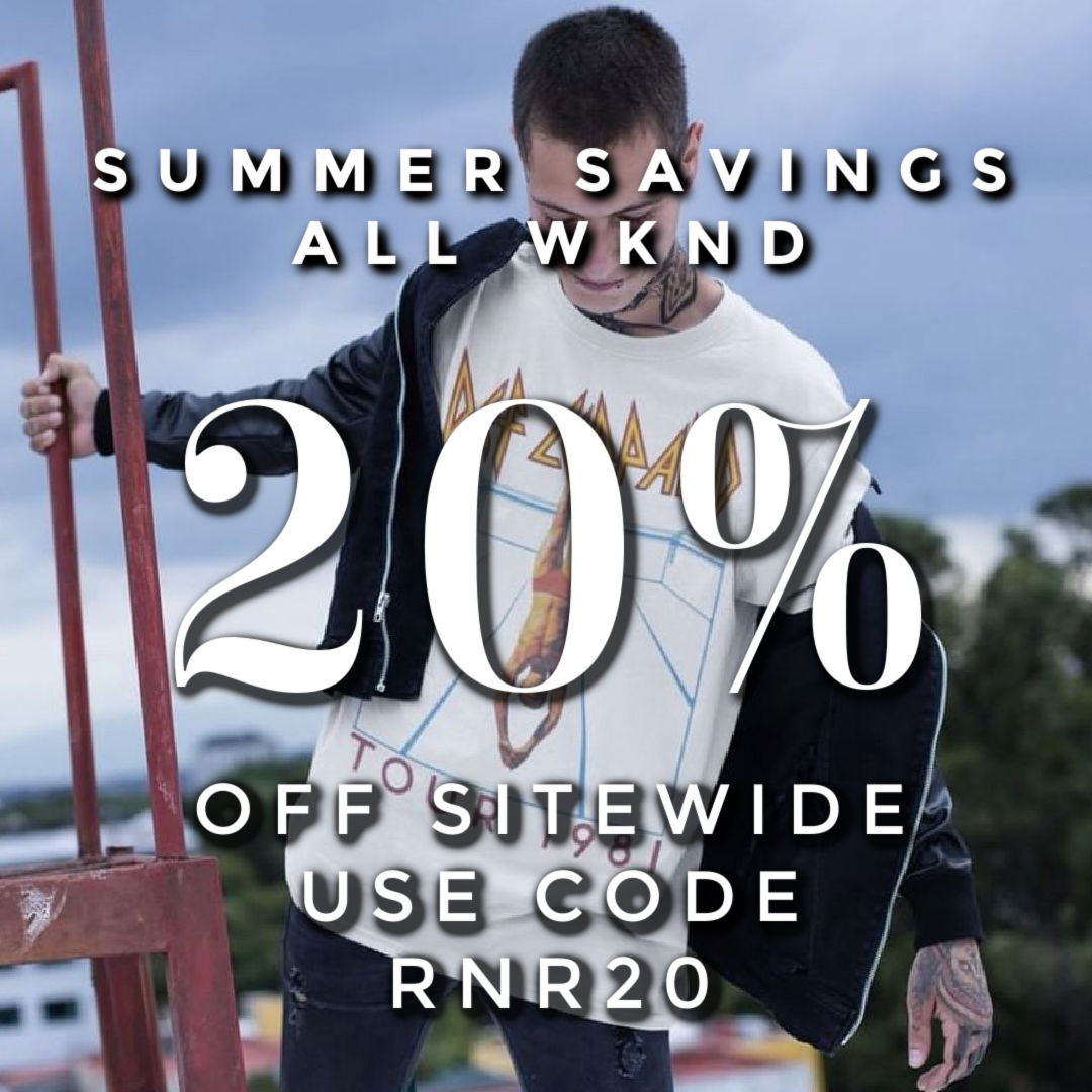 OFFICIAL BAND SHIRTS Music merch savings all wknd long 🤘 Milled