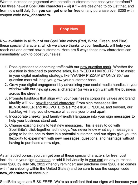 5 Ways Our New Characters Will Boost Your Sales