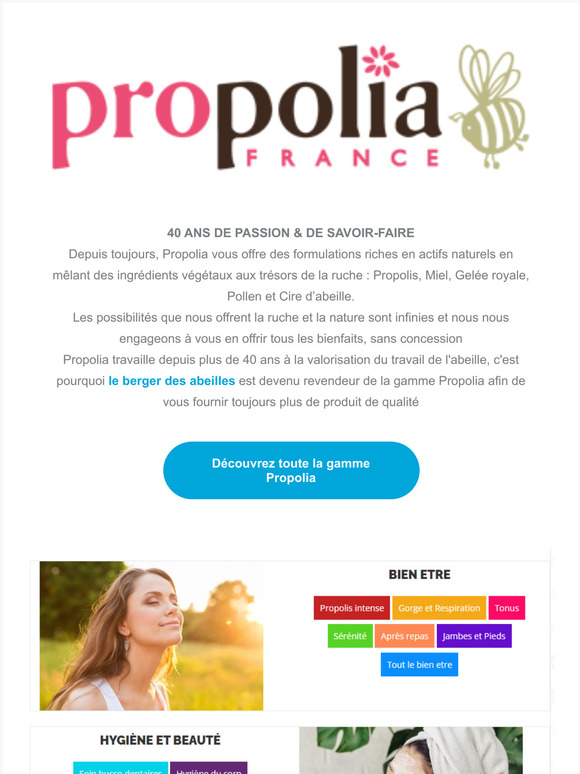Découvrez la gamme Propolia