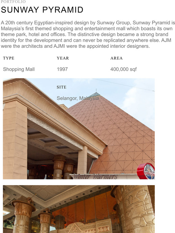Portfolio - Sunway Pyramid