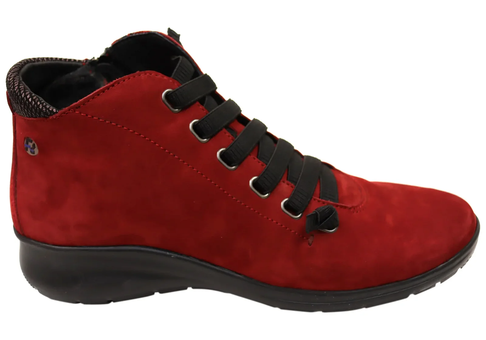 Image of Flex & Go Cosmo Womens Comfort Leather Ankle Boots Made In Portugal