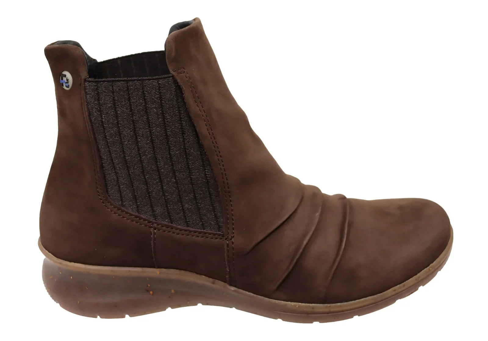 Image of Flex & Go Eboni Womens Comfortable European Leather Ankle Boots