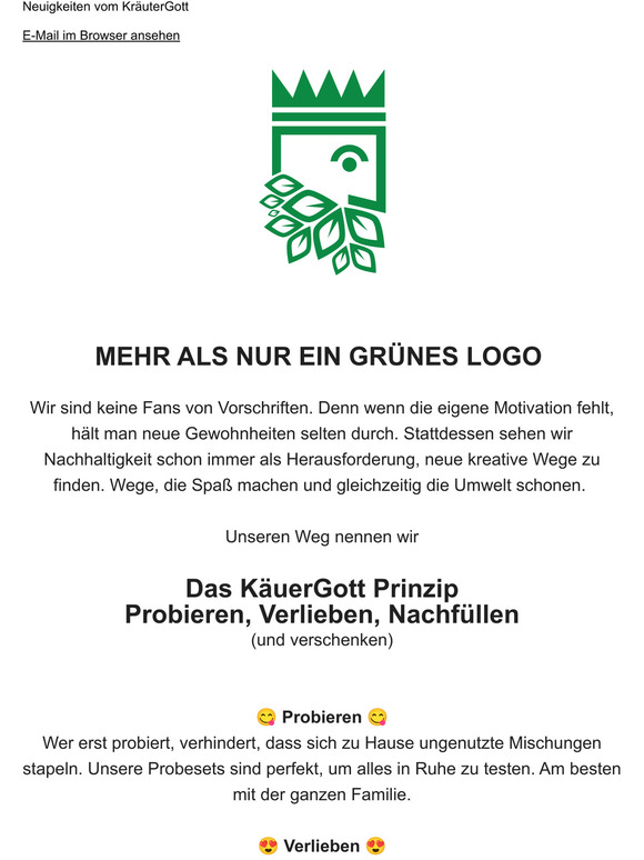 Nachhaltig muss nicht schwierig sein 💚