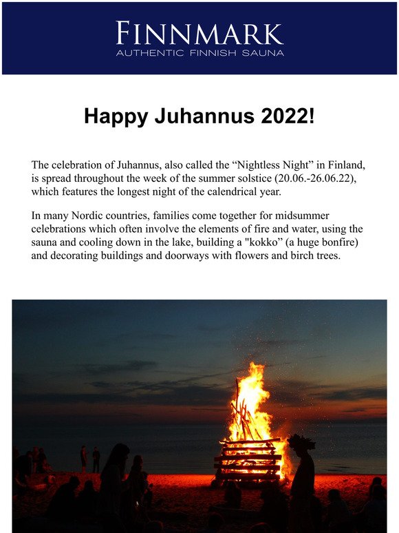 Finnmark Sauna - Happy Juhannus!