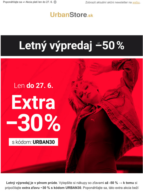 Práve teraz 👉 Extra sleva −30 %