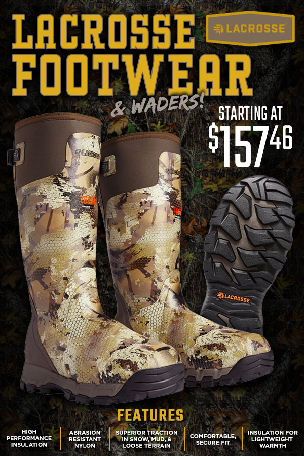 Field Supply LaCrosse the finish line LaCrosse Boots & Waders from