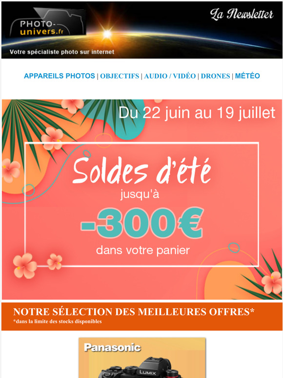 📸 soldes d'été, équipez-vous au meilleur prix !