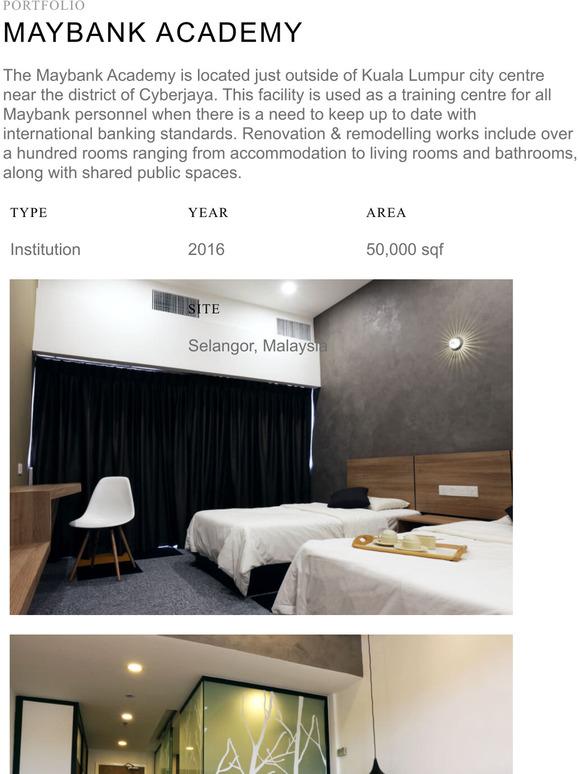 PORTFOLIO - MAYBANK ACADEMY