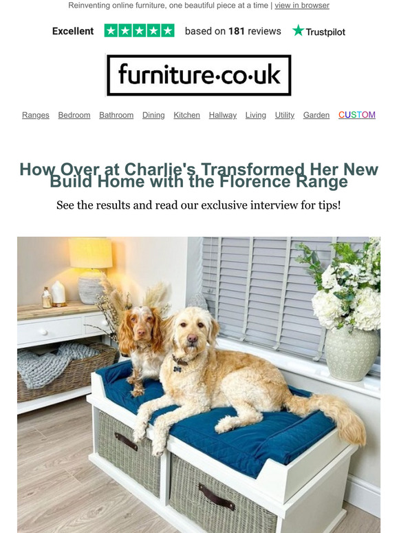Furniture.co.uk Instagram Influencer Transforms New Build with furniture.co.uk Milled