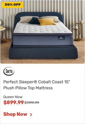 Perfect Sleeper® Cobalt Coast 15 inch Plush Pillow Top Mattress